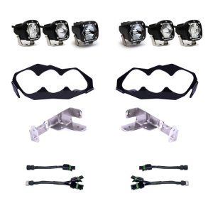 Can-Am Maverick Headlight Kit - Baja Designs - Triple S1 Unlimited - 2024+ Can-Am Maverick Headlight Kit - Baja Designs - Triple S1 Unlimited - 2024+